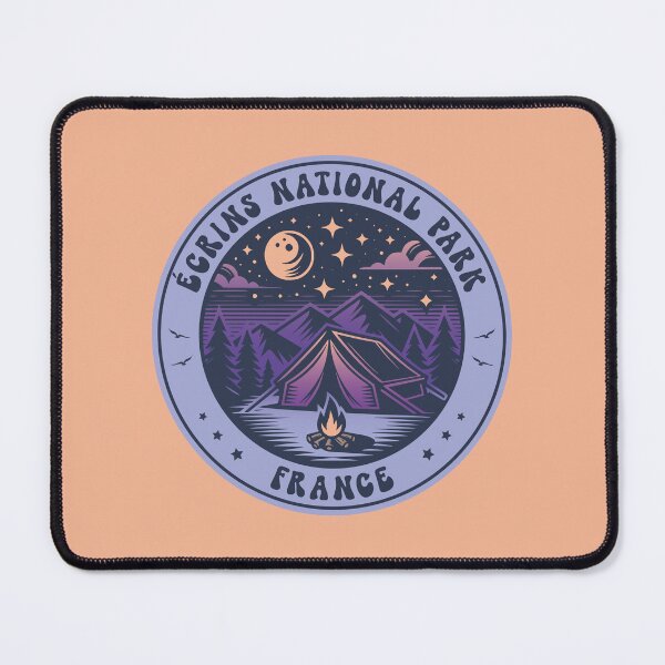 Item preview, Ecrins National Park France Camping Design designed and sold by CynthiaGraphics.