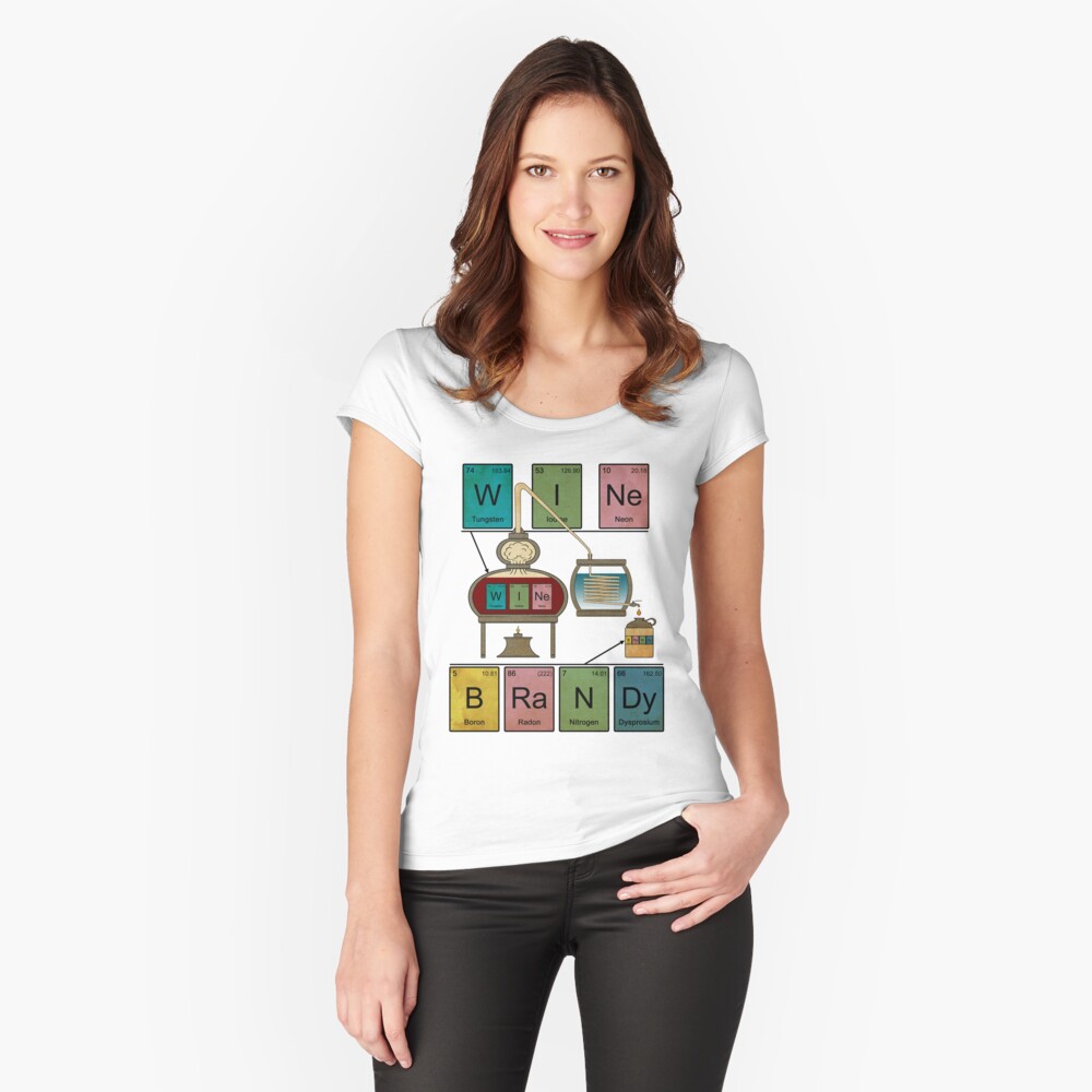 Item preview, Fitted Scoop T-Shirt designed and sold by onestay2000.