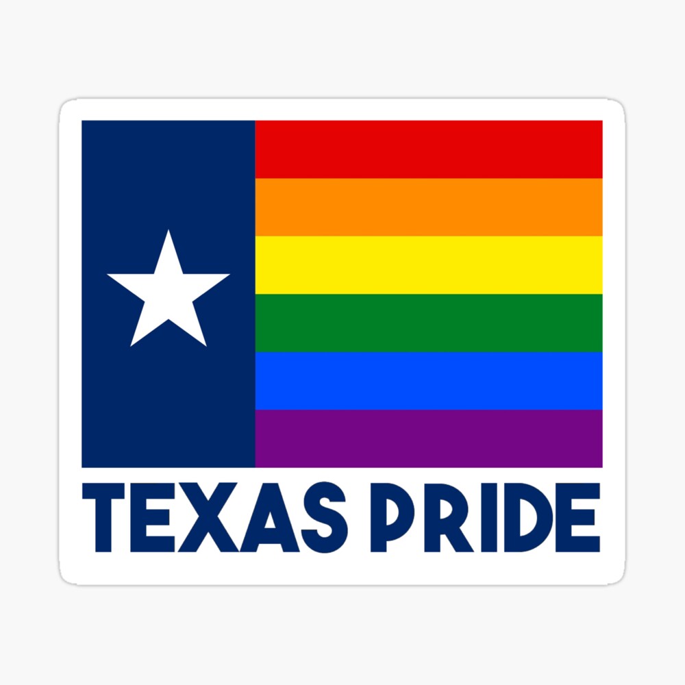small texas gay pride stickers