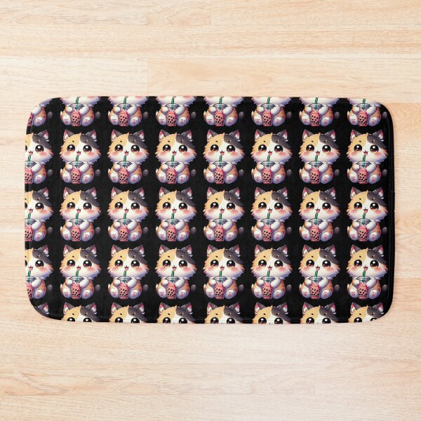 Item preview, Kitten Tea Bubble Tea Anime Kawaii Neko Milk tea designed and sold by Artistoos.