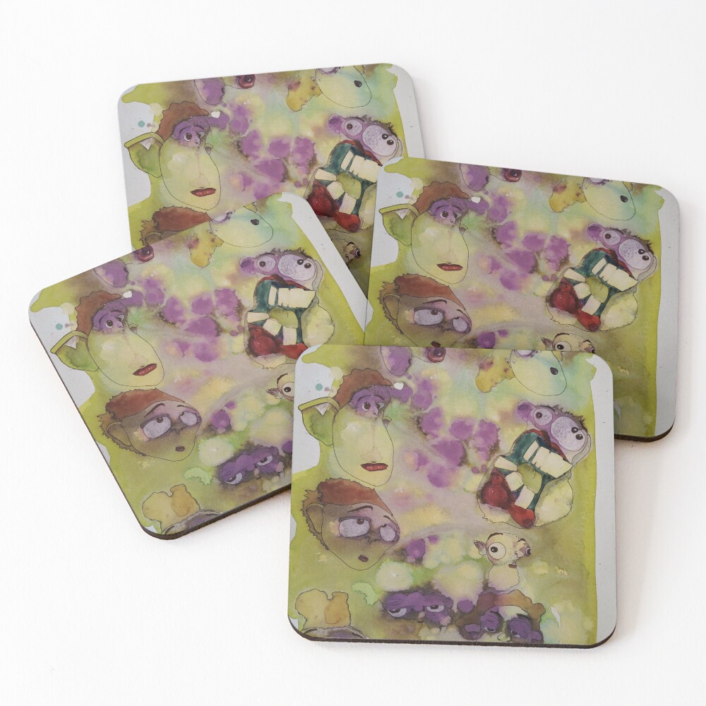 Item preview, Coasters (Set of 4) designed and sold by Rorschach68.
