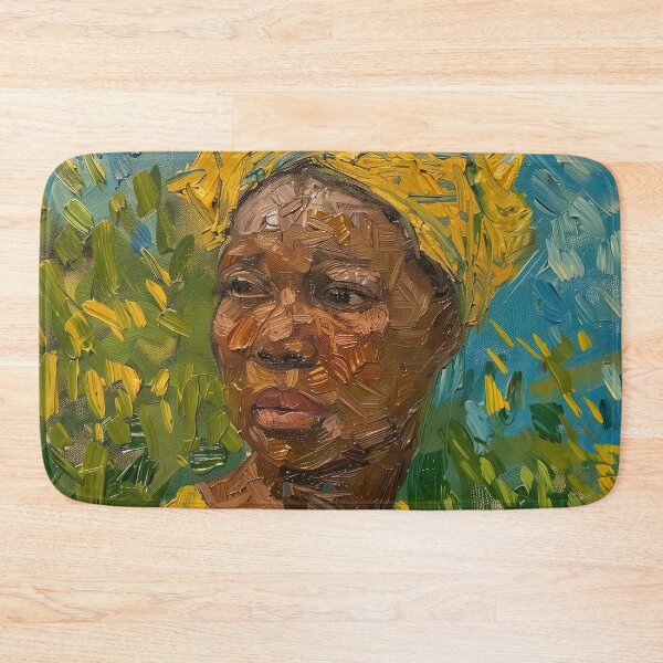 Item preview, Beninese woman | Painting in the style of Vincent van Gogh designed and sold by ComicsFactory.