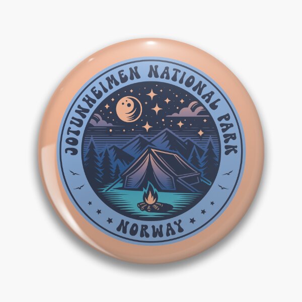 Item preview, Jotunheimen National Park Norway Camping Design designed and sold by CynthiaGraphics.