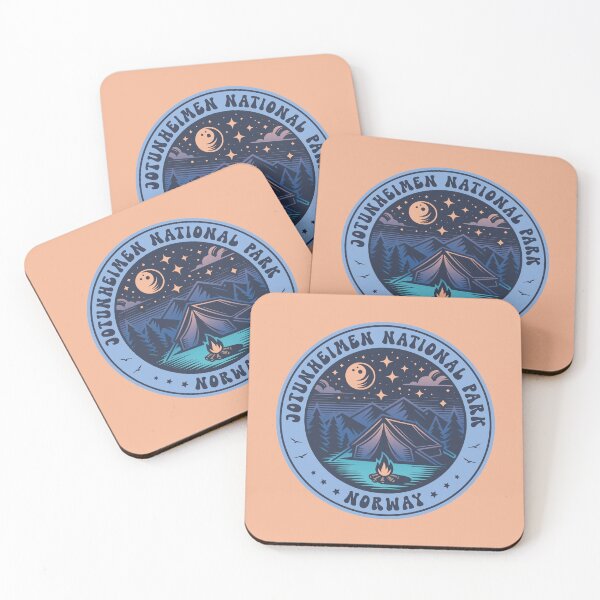 Item preview, Jotunheimen National Park Norway Camping Design designed and sold by CynthiaGraphics.