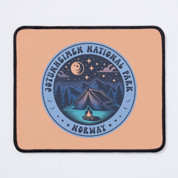 Item preview, Jotunheimen National Park Norway Camping Design designed and sold by CynthiaGraphics.