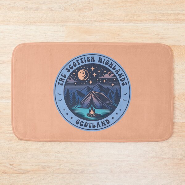 Item preview, The Scottish Highlands Scotland Camping Design designed and sold by CynthiaGraphics.
