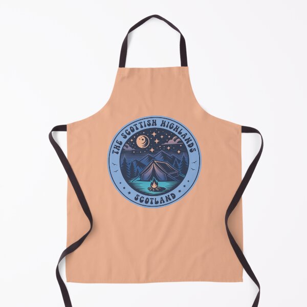 Item preview, The Scottish Highlands Scotland Camping Design designed and sold by CynthiaGraphics.