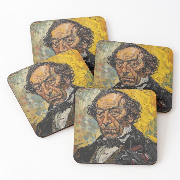 Item preview, Benjamin Disraeli | Painting in the style of Vincent van Gogh designed and sold by ComicsFactory.