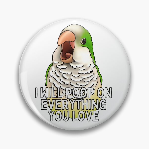 Item preview, I Will Poop On Everything You Love Green Quaker designed and sold by LittleBeaksArt.