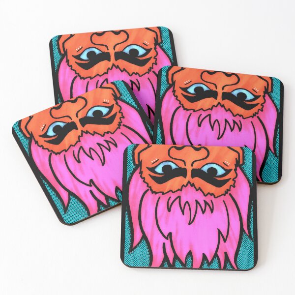 Item preview, ANGRY POP ART FACE ILLUSTRATION  designed and sold by longlivcurio.