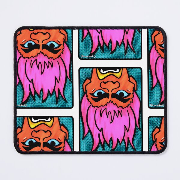 Item preview, ANGRY POP ART FACE ILLUSTRATION  designed and sold by longlivcurio.
