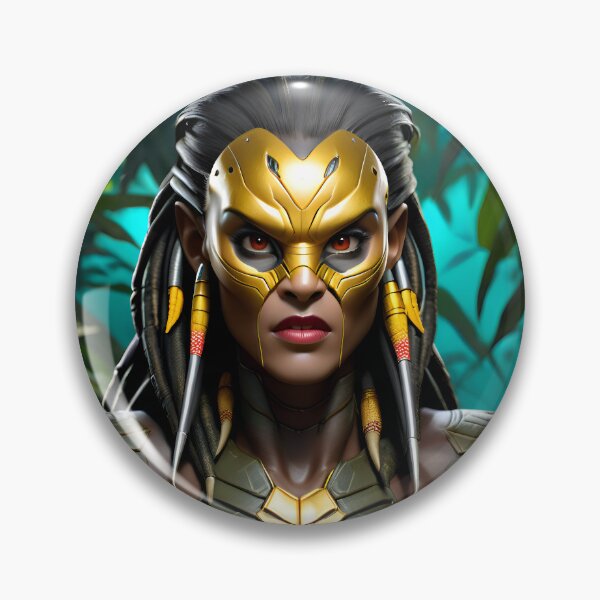 Item preview, Cool Alien Jungle Predator Warrior designed and sold by TheArtOfPat.