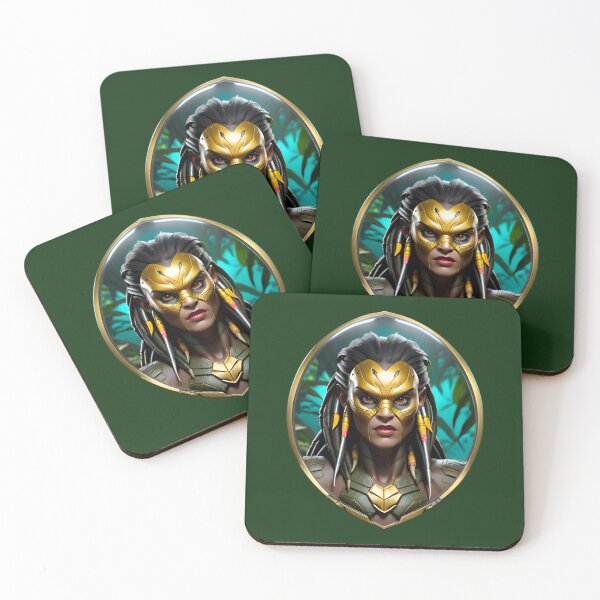 Item preview, Cool Alien Jungle Predator Warrior designed and sold by TheArtOfPat.