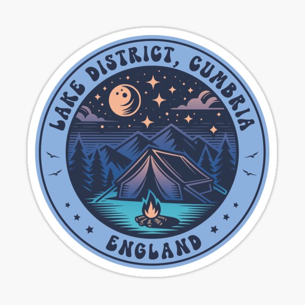 Artikel-Vorschau von Lake District Nationalpark England Camping Design, designt und verkauft von CynthiaGraphics.