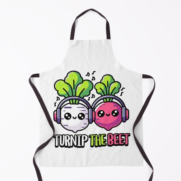 Item preview, Turnip The Beet! Cute Vegetable Music Pun Cartoon designed and sold by PMCreative.