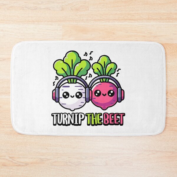 Item preview, Turnip The Beet! Cute Vegetable Music Pun Cartoon designed and sold by PMCreative.