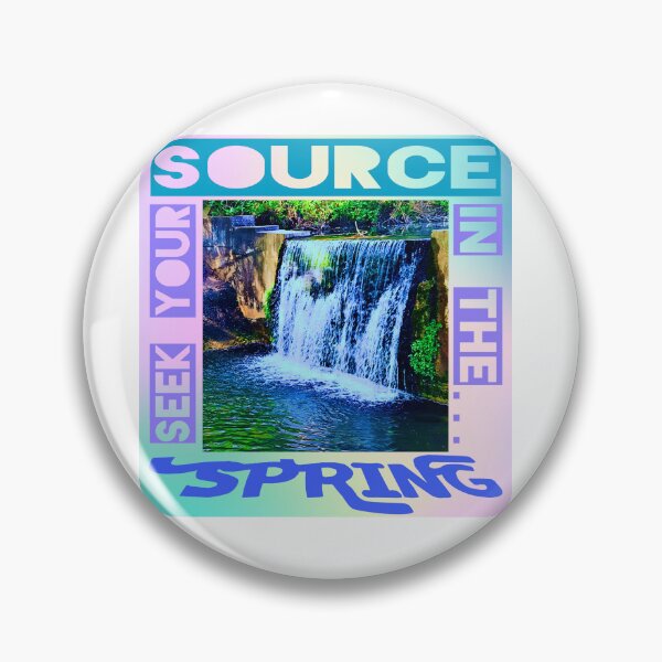 Item preview, Springfest waterfall groovy for white and light fabrics designed and sold by TexasSpringfest.