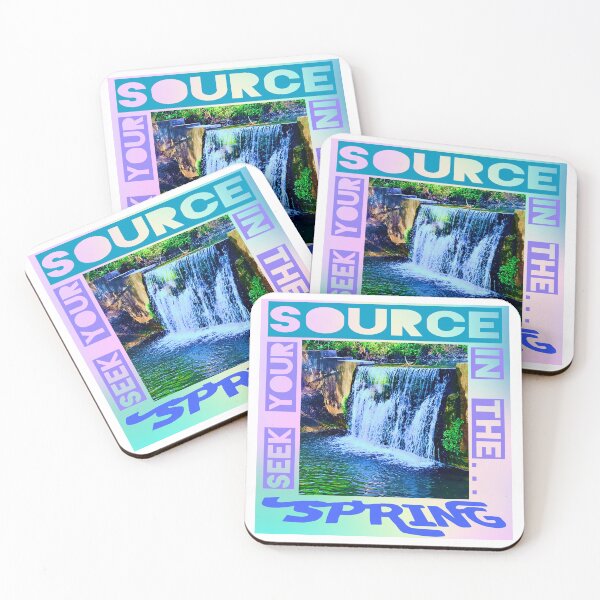 Item preview, Springfest waterfall groovy for white and light fabrics designed and sold by TexasSpringfest.
