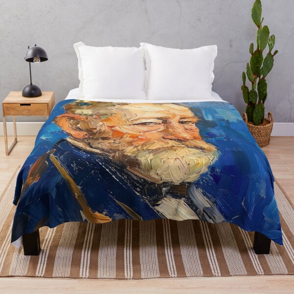 Item preview, Benjamin Harrison | Painting in the style of Vincent van Gogh designed and sold by ComicsFactory.