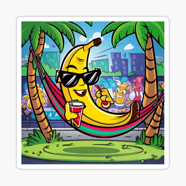 Aperçu de l'œuvre banane créée et vendue par Florian Piechowiak.