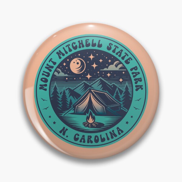 Item preview, Mount Mitchell State Park North Carolina Camping Design designed and sold by CynthiaGraphics.