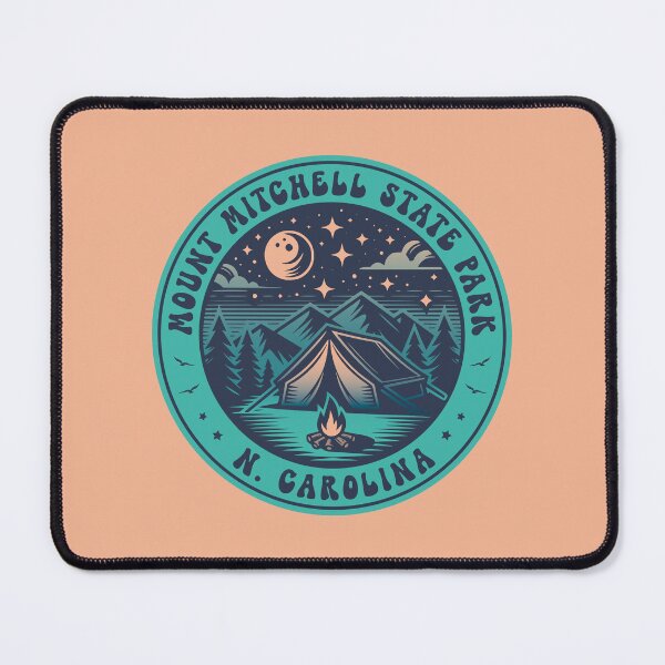 Item preview, Mount Mitchell State Park North Carolina Camping Design designed and sold by CynthiaGraphics.