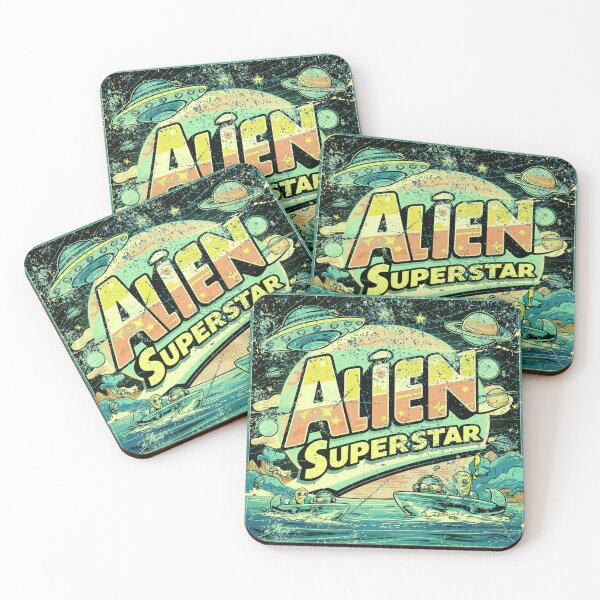 Item preview, classic alien superstar art with dusty effects designed and sold by BKSARYLIFE.