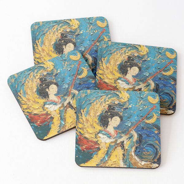 Item preview, Benzaiten | Painting in the style of Vincent van Gogh designed and sold by ComicsFactory.