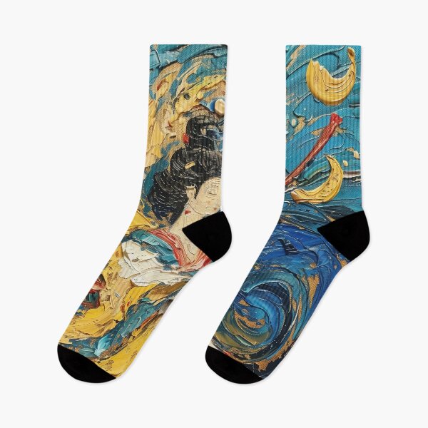 Item preview, Benzaiten | Painting in the style of Vincent van Gogh designed and sold by ComicsFactory.