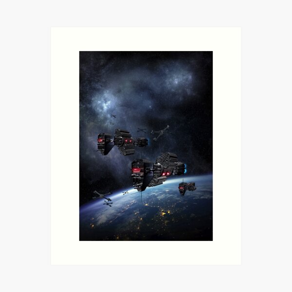 Item preview, Starships - Babylon 5 - Omega and Starfury designed and sold by rykker.