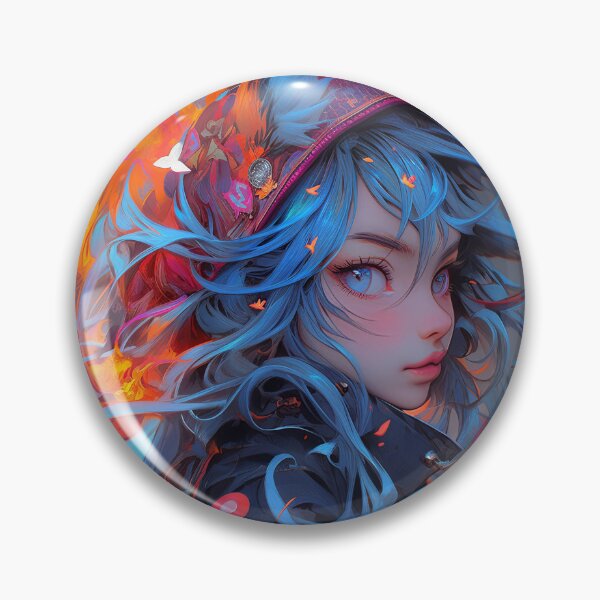 Item preview, Mystical Flame Fantasy Anime Girl designed and sold by bubblegoth.