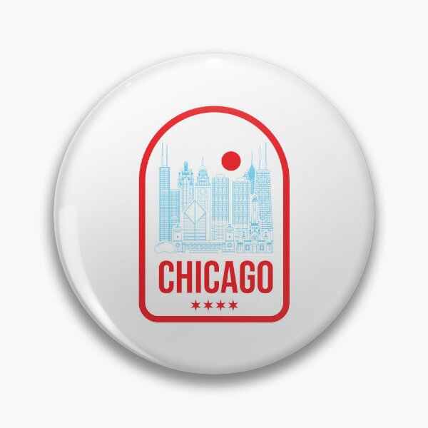 Item preview, Chicago Skyline Line Illustration designed and sold by bighorndesignco.