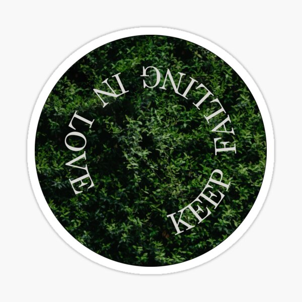 Keep Falling In Love (disc) Sticker