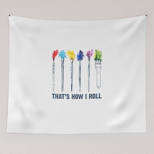 Item preview, That's how i roll. Keep calm and make Art. artist gifts, art apparel, create art, art bags designed and sold by godleo.