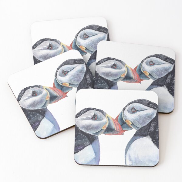 Item preview, Pair of Puffins designed and sold by Black-Vulture.
