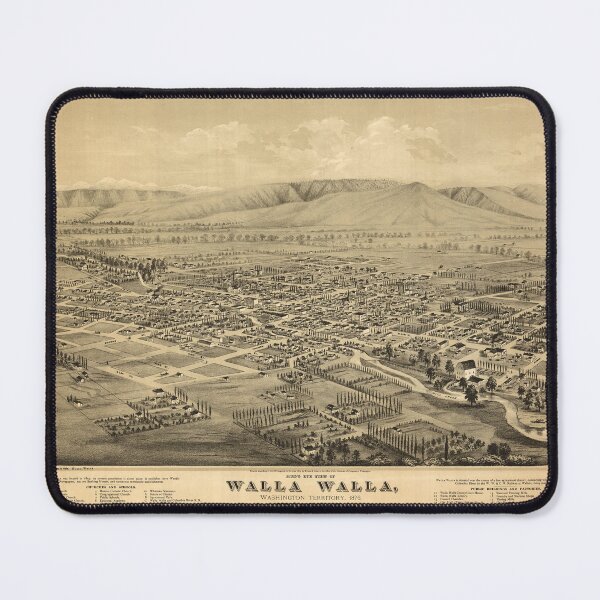 Item preview, Walla Walla, Washington (1876) designed and sold by allhistory.