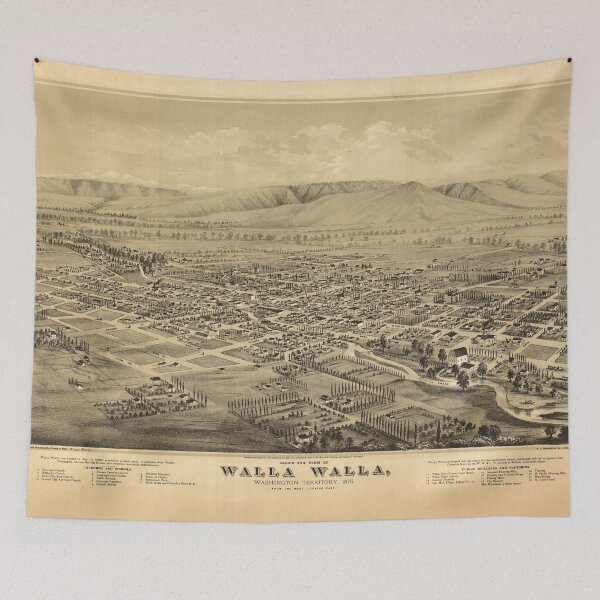 Item preview, Walla Walla, Washington (1876) designed and sold by allhistory.