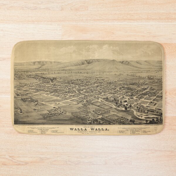 Item preview, Walla Walla, Washington (1876) designed and sold by allhistory.