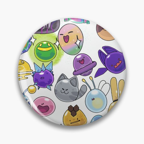 Item preview, Slime video game rancher ranch inspired cute funny little baby  drawing cat animal plant pink  designed and sold by Jerons-Goodies.
