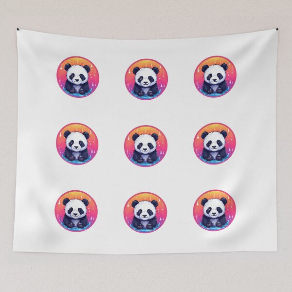 Item preview, Panda pack stickerpack designed and sold by Silviajones.