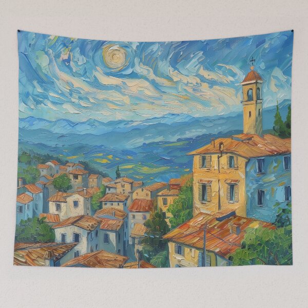 Item preview, Bergamo | Painting in the style of Vincent van Gogh designed and sold by ComicsFactory.