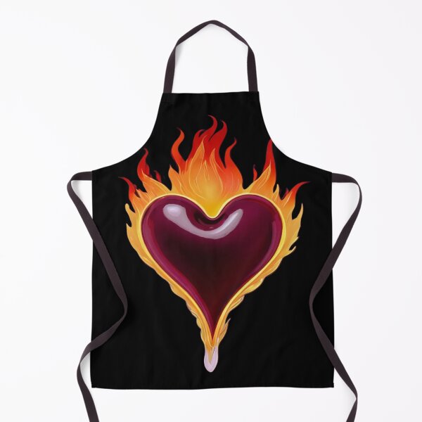 Item preview, Flaming heart designed and sold by Awesome Things.