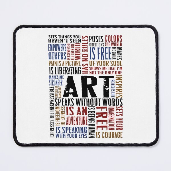 Item preview, Art speaks. I love art, art accessories, art shirt, make art, artistic shirts, artist gifts, art apparel, create art, art bags designed and sold by godleo.