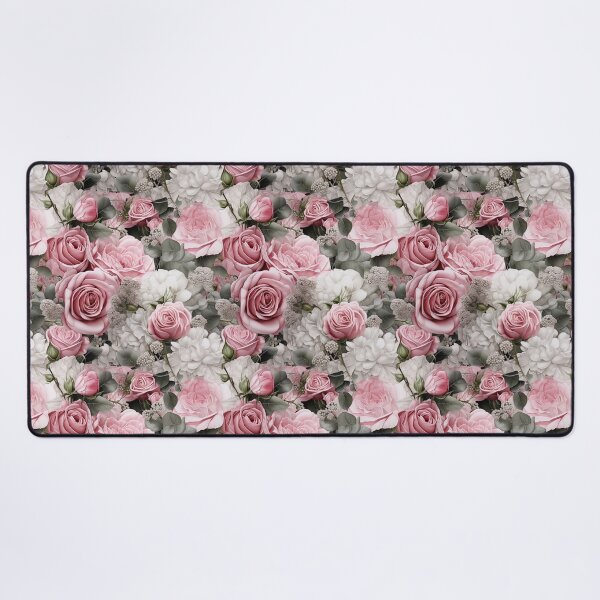 Item preview, Pink White Rose Bouquet designed and sold by Magnuna.
