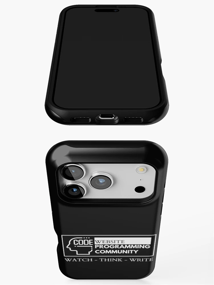 Thumbnail 3 of 4, iPhone Case, Programming Community designed and sold by CodeCrush.