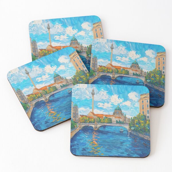 Item preview, Berlin | Painting in the style of Vincent van Gogh designed and sold by ComicsFactory.