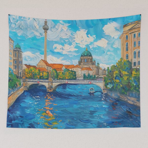 Item preview, Berlin | Painting in the style of Vincent van Gogh designed and sold by ComicsFactory.