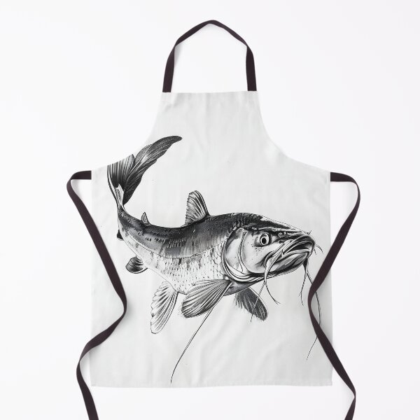 Item preview, Black and White fish Pencil Drawing designed and sold by Pencil-Art.