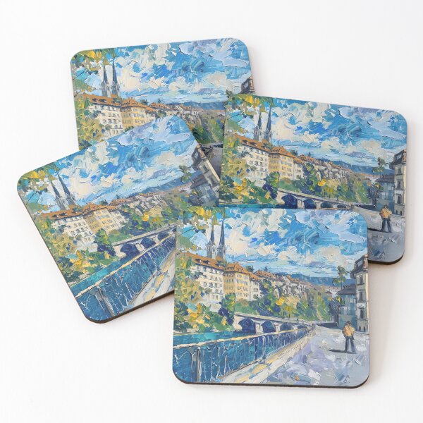 Item preview, Bern | Painting in the style of Vincent van Gogh designed and sold by ComicsFactory.
