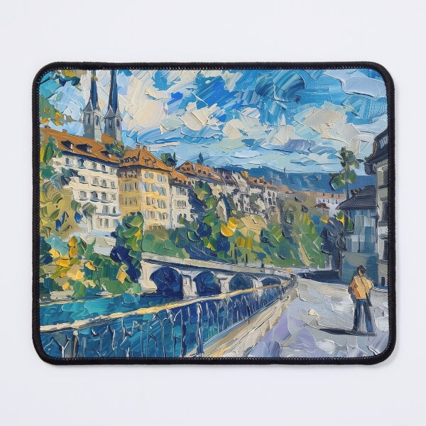Item preview, Bern | Painting in the style of Vincent van Gogh designed and sold by ComicsFactory.